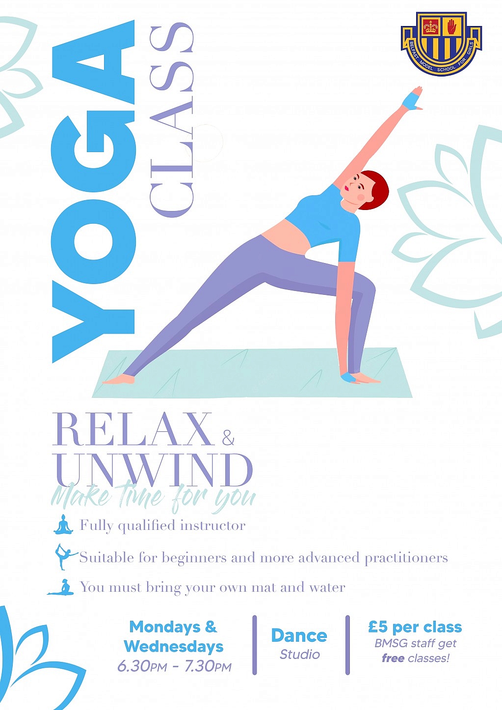 Yoga Classes for Adults « Belfast Model School for Girls