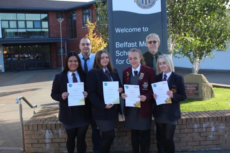 Year 14 students receive their Gold Crest Award « Belfast Model School ...